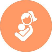 Mother and Child Icon Design vector