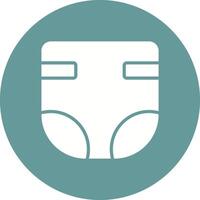 Diaper Changing Icon Design vector