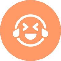 Face with Tears of Joy Icon Design vector