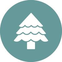 Christmas Tree Icon Design vector