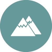 Mountain Icon Design vector