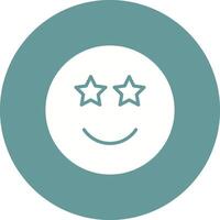Star-Struck Icon Design vector