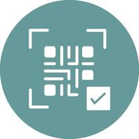 QR Code Link Icon Design vector