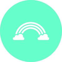 Rainbow Icon Design vector
