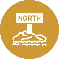 Northpole Icon Design vector
