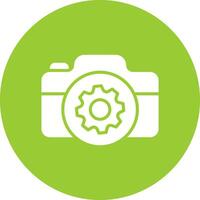 Camera Settings Icon Design vector