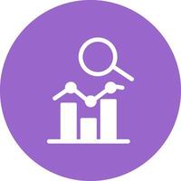 Digital Analytics Icon Design vector