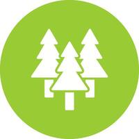 Evergreen Tree Icon Design vector