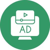 Ad Icon Design vector