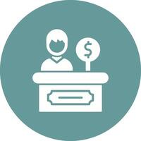 Cashier Icon Design vector