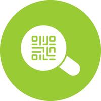 QR Code App Icon Design vector