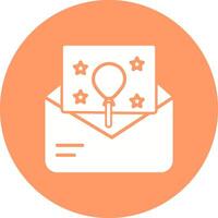 Party Invitation Icon Design vector
