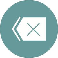 Delete Icon Design vector