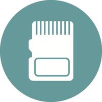 Memory Cards Icon Design vector
