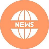 News Website Icon Design vector