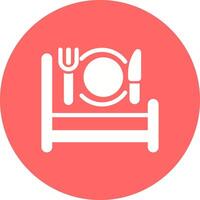 Breakfast in Bed Icon Design vector