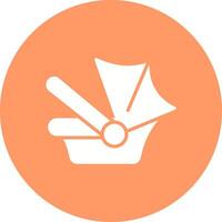 Car Seat Safety Icon Design vector