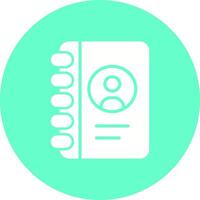 Contact List Icon Design vector