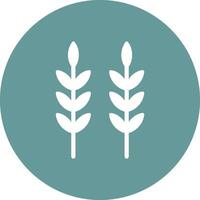 Sheaf of Rice Icon Design vector