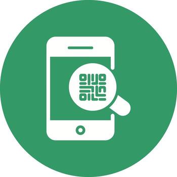 qr código autenticación icono diseño vector