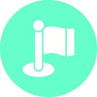 Flagpole Icon Design vector