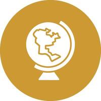 Earth Globe Americas Icon Design vector