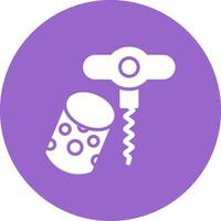 Wine Cork Icon Design vector