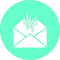 Mail Sorting Icon Design vector