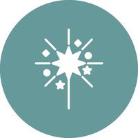 Sparklers Icon Design vector