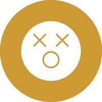Dizzy Face Icon Design vector