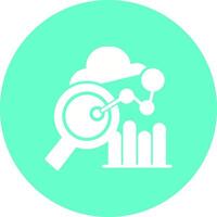 Workforce Analytics Icon Design vector