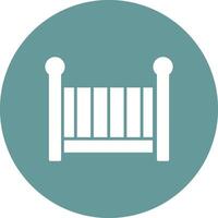 Nursery Cots Icon Design vector