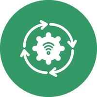 Automated Process Icon Design vector