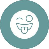 Zany Face Icon Design vector