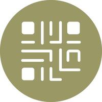 QR Code Icon Design vector