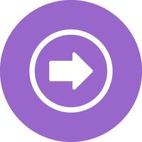 Right Arrow Icon Design vector