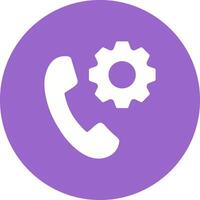 Technical Help Icon Design vector