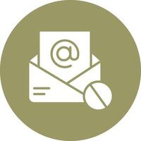 Junk Mail Icon Design vector