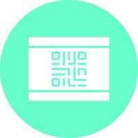QR Code Business Card Icon Design vector
