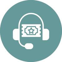 Support Ticket Icon Design vector