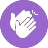Clapping Hands Icon Design vector