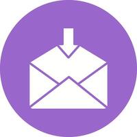 Receive Icon Icon Design vector