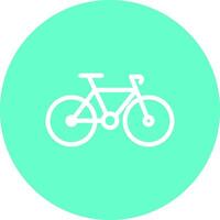 Bicyclist Icon Design vector