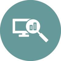 Data Research Icon Design vector