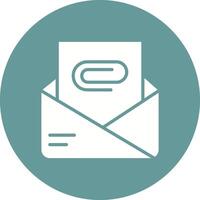 Attachment Clip Icon Design vector