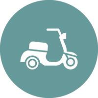 Motor Scooter Icon Design vector