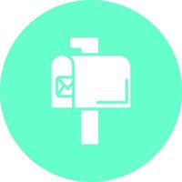 Mailbox Key Icon Design vector