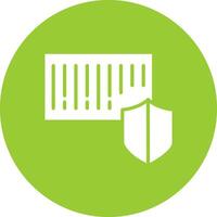 Barcode Security Icon Design vector