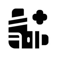 inhaler icon. glyph icon for your website, mobile, presentation, and logo design. vector