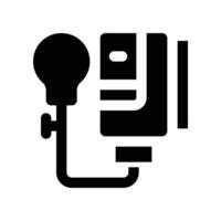 blood pressure icon. glyph icon for your website, mobile, presentation, and logo design. vector